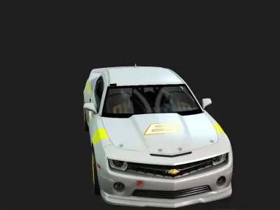 Racing car 3d model Low-poly 3D model