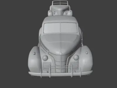 Oldsmobile 80 convertible 1939 3d print model 3D print model