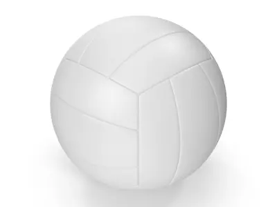 Volleyball Low-poly 3D model