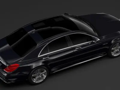 Mercedes AMG S 65 V222 2018 Lang 3D model