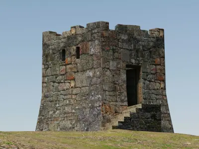 Jaizkibel Tower 3D model