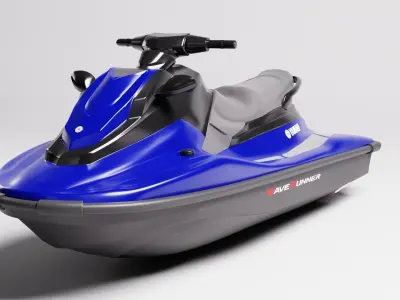 Yamaha WaveRunner Deluxe  3D model