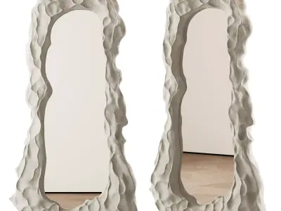 Decorative Floor Mirror V1 3D model