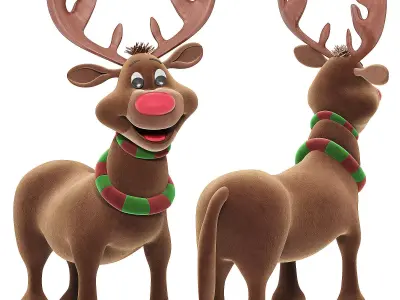 Rudolph the Red Nosed Reindeer 3D model