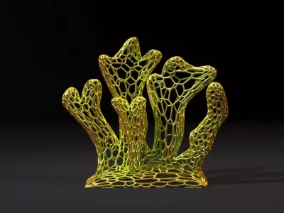 Coral decor 3D print model purchase