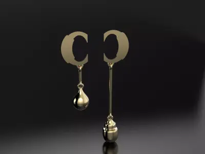 Chloe earrings  3D print model