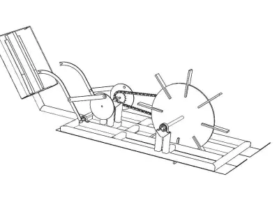 Rice Transplanter Machine 3D print model