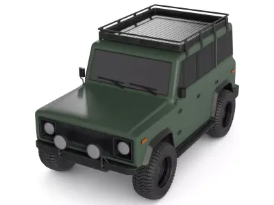 Dedicated Off Road car 3D model