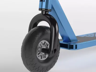 Scooter Low-poly 3D model