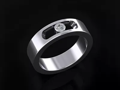 Messika Ring 3D print model