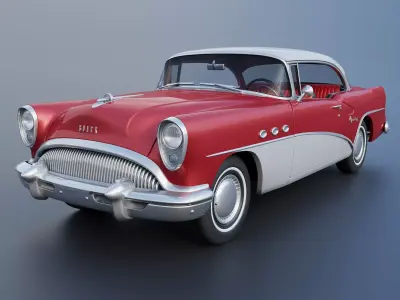 Buick Century 1954  3D print model