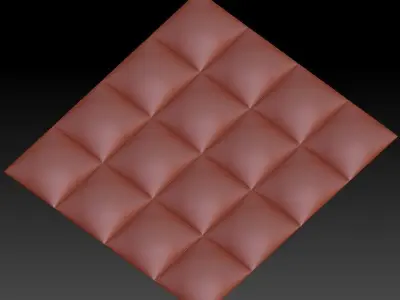 3D WALLPANEL 600MM x 600MM 3D model