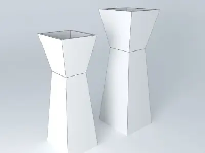 vase, glass Free 3D model