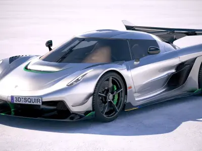 Koenigsegg Jesko 2020 3D model