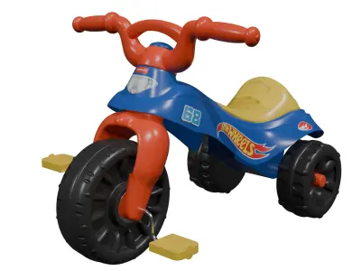 Fisher-Price Triciclo Hot Wheels Tough Trike 3D model