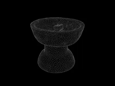 Anydrafts Candlestick 01 Low-poly 3D model