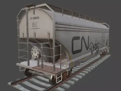 Rail Car 3D model