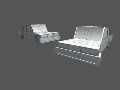 Low Poly Vehicle Pack Volume 2 Low-poly 3D model