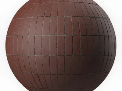 Brick Wall Materials 36- Brick Tiles By Sbsar - Pbr 4k Seamless Texture