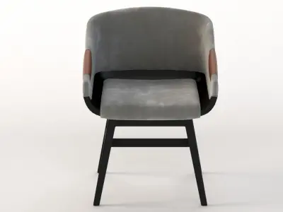 Lounge Chair 500 2472 by Charter Furniture 3D model