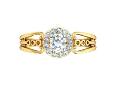 elegant luxury ring 3D print model buy