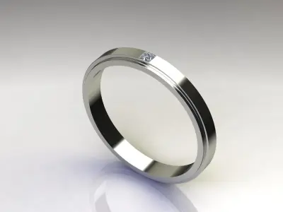 Wedding Rings full sizes Women Men 3D print   model jewellery 3D print model