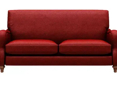 Classical sofa triple seat Low-poly 3D model