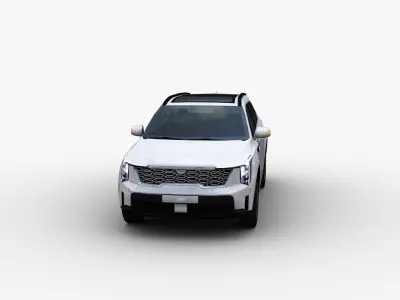Kia Sorento 2024 Low-poly 3D model