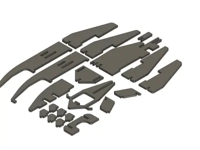 F1 Car Build Kit 3D print model