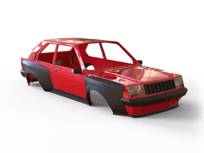 Volvo 340 GL 1990 Rc shell 3D print model