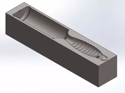 Matriz screw in box Free 3D model