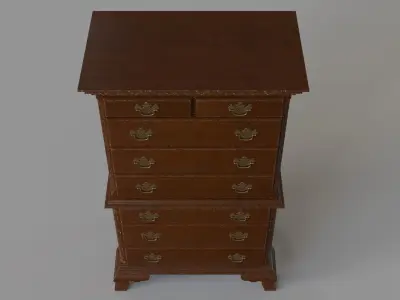 Antique Dresser 3D model