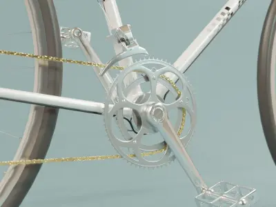 The Race Bicycle 3D model
