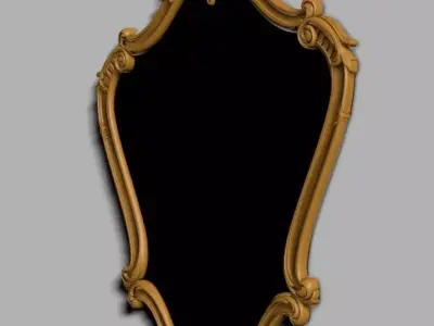 classic frame for cnc Low-poly 3D model