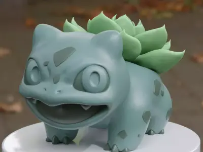 Bulbasaur Pot 3D model