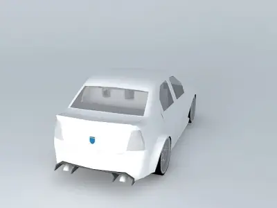 Dacia tuning Free 3D model