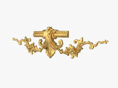 Classic decor ornament 229 3D model