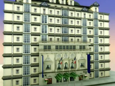 Luxury Paris Apartment 3D model