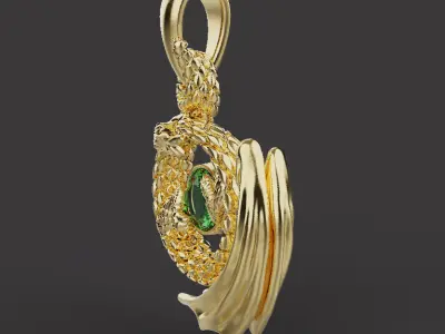 Dragon Pendant 53850 3D print model