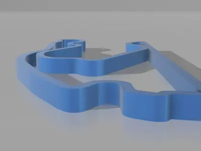 F1 Circuit Miami 2022 3D Print Model 3D print model
