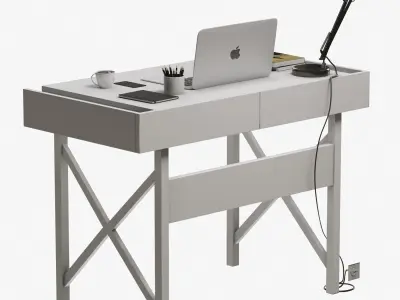 Hunter Grey  workplace selseyliving 3D model