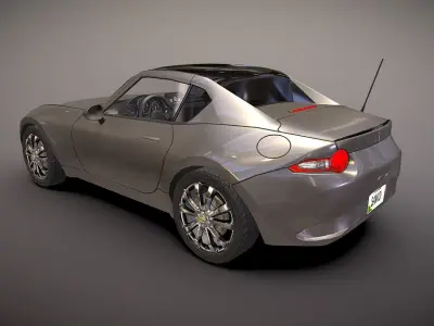 Mazda MX-5 2016 Low-poly 3D model