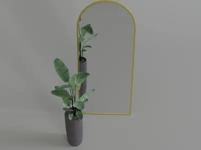 Decorative Mirror 3D model purchase
