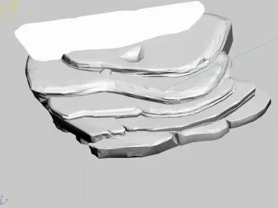 Stone Town Magic Cave - Stone Steps 21 3D model