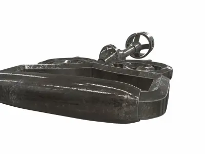 Ornamental key 1 3D model