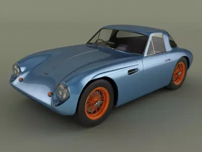 TVR Grantura mk 1 3D model