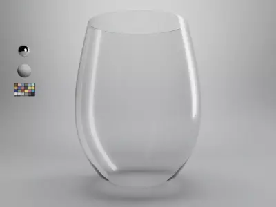 Stemless Wine Tumbler 3D model
