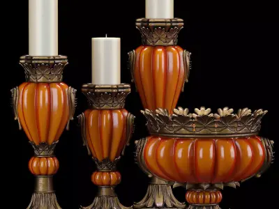 Decorative set 44 3D model