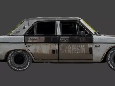 Tactical Performance SUV 3D Model Low-poly 3D model