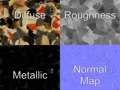 Alligator Broad Snout Realistic Sculpture model pack Low-poly 3D model